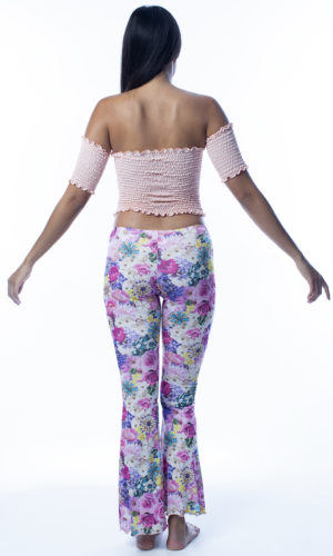 Pantalone a fiori rosa easybikini
