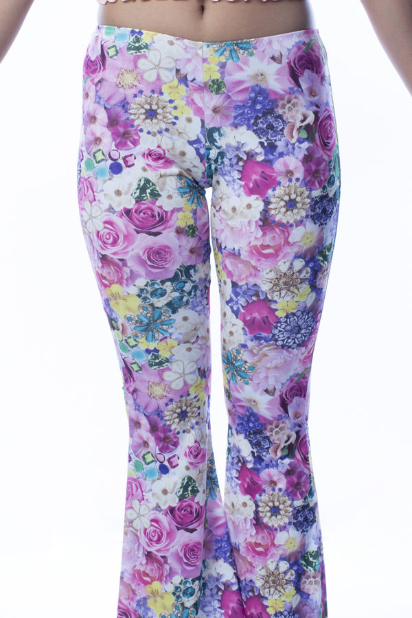 Pantalone a fiori rosa easybikini